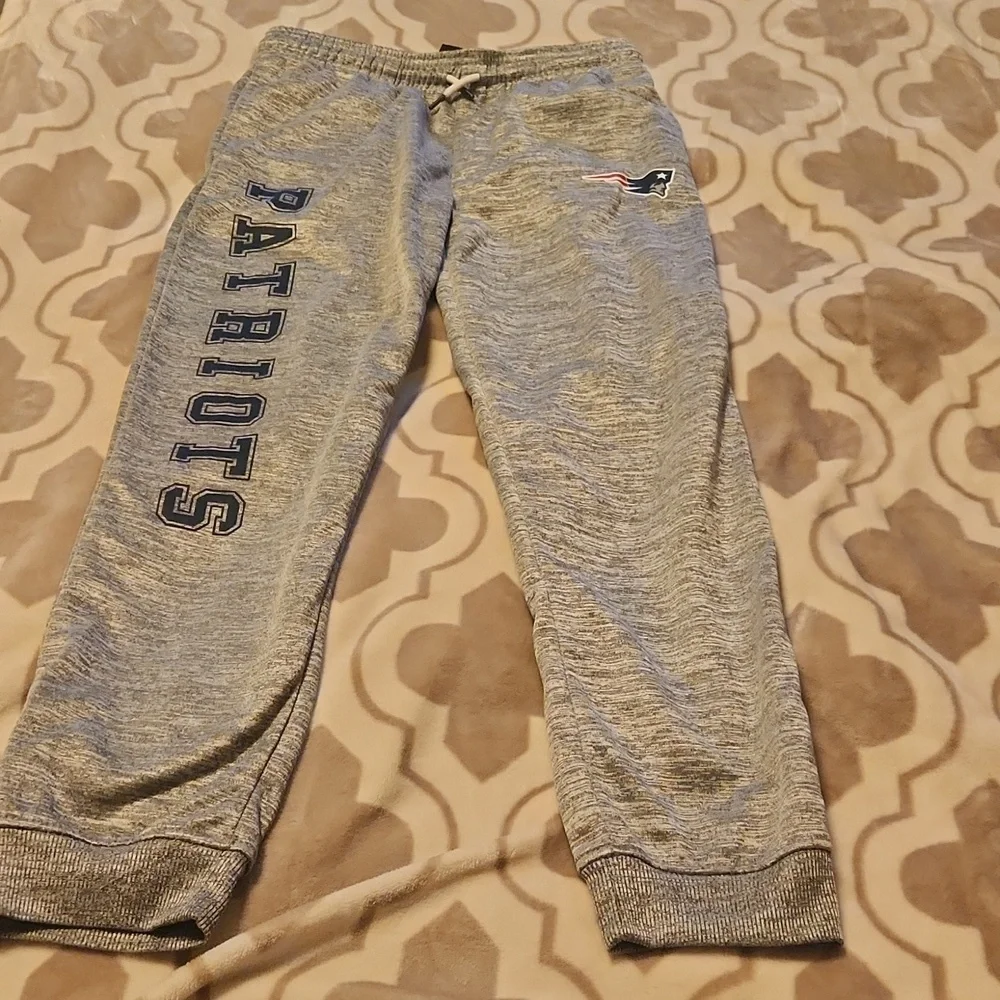 Patriots Kids Grey Sweatpants